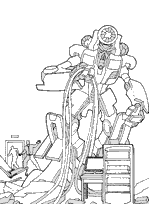 coloriage transformers detruisant tout